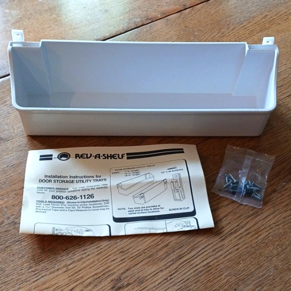 Rev-A-Shelf Door Storage Utility Tray
